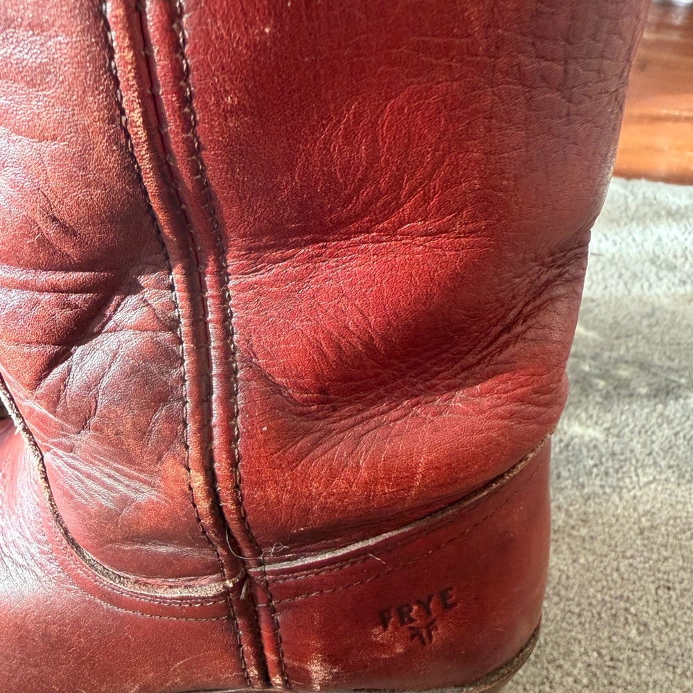 Frye Tan Leather Boots Rare find Vintage - Picture 5 of 11